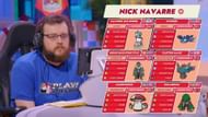 Nick Navarre's team at the 2025 Pokemon VGC World Championships (Image via TPC)